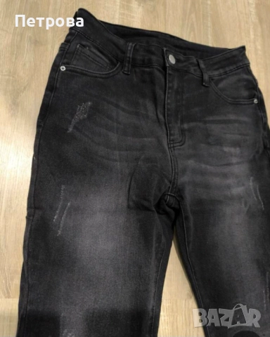 Дънки висока талия С размер , снимка 4 - Дънки - 52547650