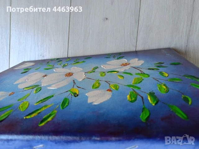 Настроение - 2 ( в синьо). Авторска картина, снимка 8 - Картини - 50918330