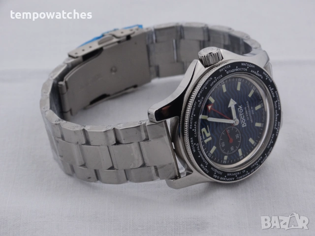 ВОСТОК АМФИБИЯ АВТОМАТИЧЕН-GMT ref: 13003В, снимка 15 - Мъжки - 46851918