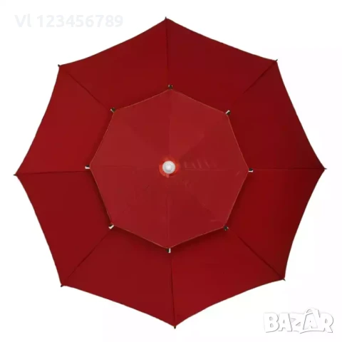 Голям плажен чадър с подвижна клапа/ на две нива /, снимка 5 - Палатки - 50731981