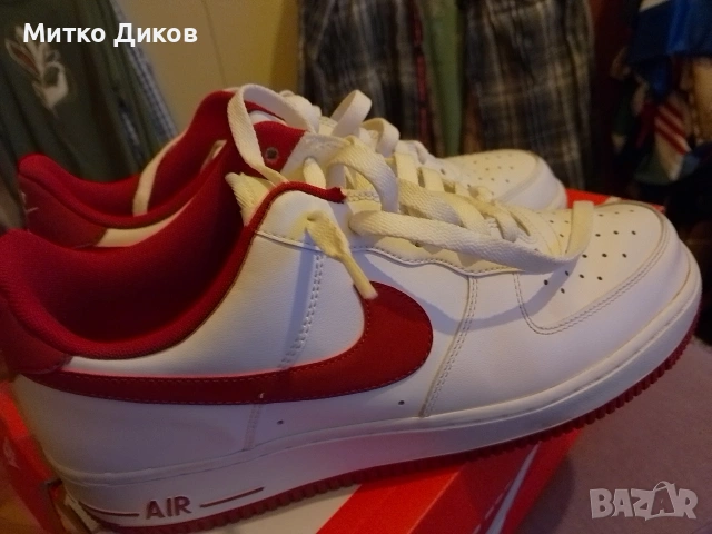 Nike Air Force 1 US 9.5 UK 8.5 #43 275 мм маркови нови маратонки естест.кожа, снимка 2 - Маратонки - 53525310