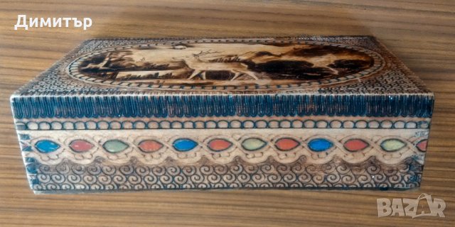 Кутия дървена ретро, снимка 3 - Декорация за дома - 32731413