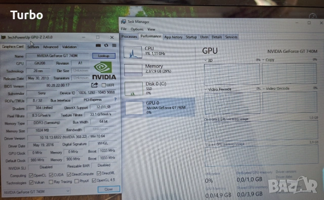 15.6' Sony Vaio 15 Core i3-3217u/Nvidia 740M 1GB/8GB/128GB SSD/Бат.3ч., снимка 5 - Лаптопи за дома - 53420030