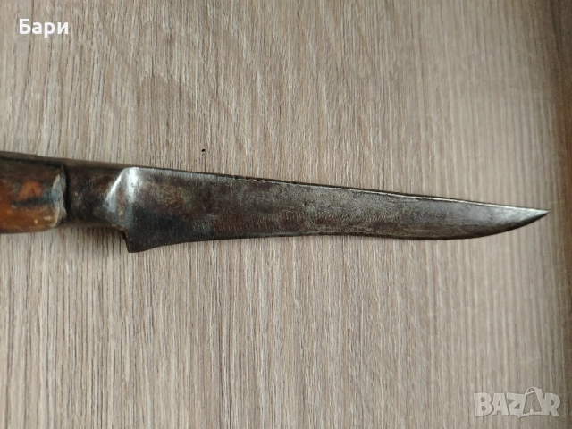 Стар автентичен български малък кован нож каракулак 19век, снимка 3 - Колекции - 51970979