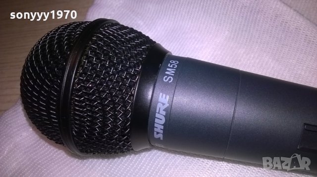 BLACK-shure sm58-microphone-внос швеицария, снимка 7 - Микрофони - 26793861