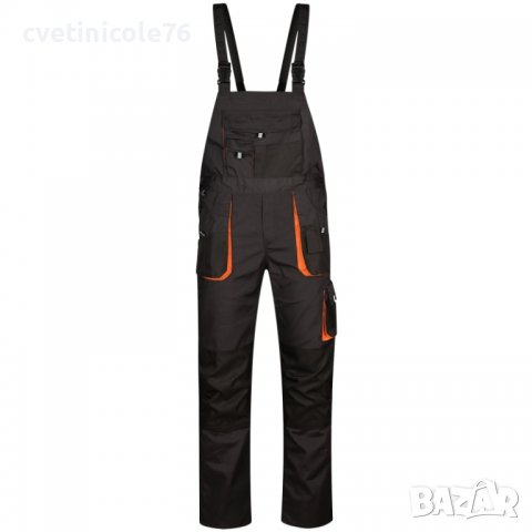 Работен полугащеризон Classic Salopette | Тъмно сиво 