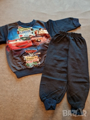 1-2г 92см Комплект горница и долница, памук, подплатени, маккуин, без следи от употреба 