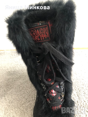 Дамски ботуши Coach, снимка 5 - Дамски ботуши - 52222533