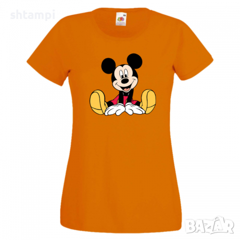 Дамска тениска Mickey Mouse 11 Мини Маус,Микки Маус.Подарък,Изненада,, снимка 6 - Тениски - 36528647