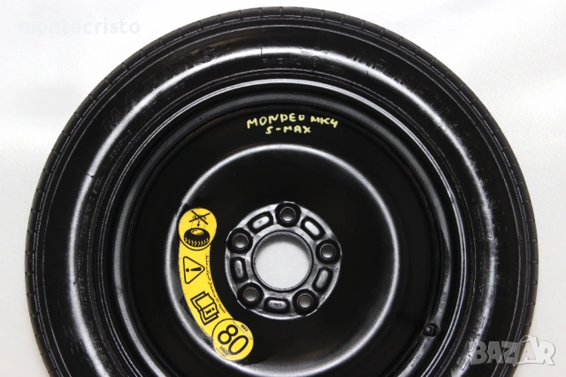 Резервна гума патерица Ford Mondeo MK4 (2007-2015г.) 5x108 63.4 Ford S-MAX (2006-2015г.), снимка 2 - Гуми и джанти - 53378003