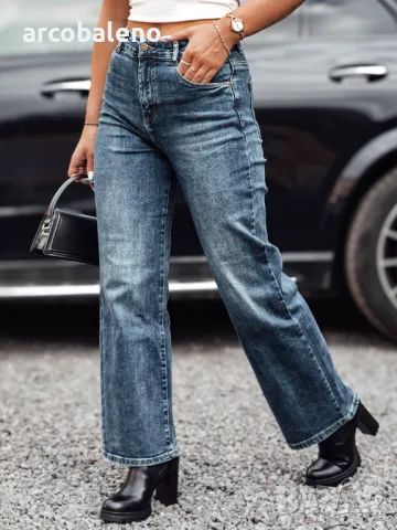 Дамски дънки с висока талия WESTCODE, снимка 3 - Дънки - 47730615