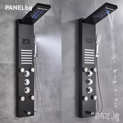 Хидромасажен душ панел Албион,лед осветление и дисплей-БЕЗПЛАТНА ДОСТАВКА , снимка 5 - Душове - 35555594