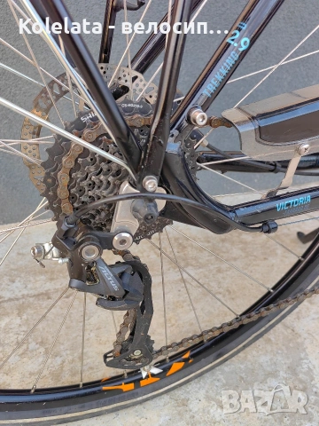 28" Victoria, L размер, трекинг велосипед, хидравлични спирачки, снимка 9 - Велосипеди - 53500079