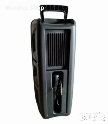 Мощен Bluetooth високоговорител 8"х2 с микрофон, снимка 3 - Bluetooth тонколони - 48185936