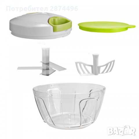 1827 Ръчен механичен чопър за плодове и зеленчуци, снимка 2 - Аксесоари за кухня - 34660108