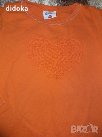 Блуза със сърце , снимка 3 - Детски Блузи и туники - 28858167