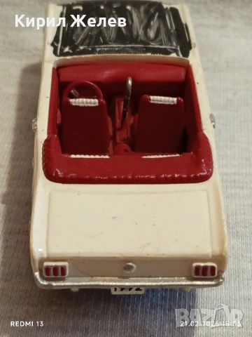 Метална количка Mustang 🐎 ретро стил за КОЛЕКЦИЯ ДЕКОРАЦИЯ 41312, снимка 4 - Колекции - 53573120