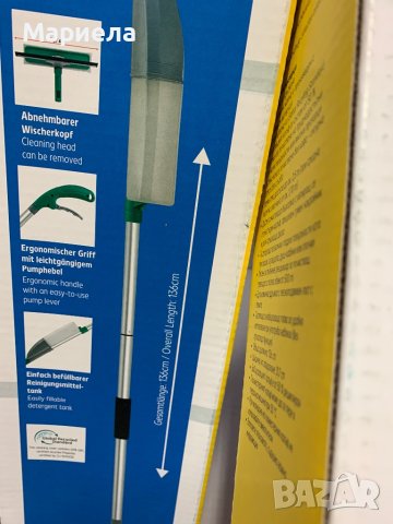 Спрей Моп За Стъкла / Спрей моп с микрофибърна кърпа / Удължител за почистване на стъкла и под, снимка 3 - Мопове, кофи, четки и метли - 44139557