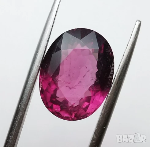 Рубелит турмалин с прекрасен виолетово червен цвят 5.12кт.! Нов! , снимка 11 - Други - 43905675