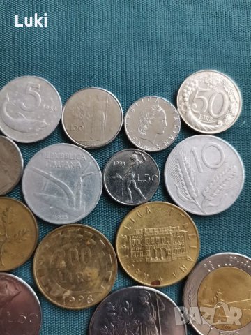Голям лот монети от Италия , снимка 4 - Нумизматика и бонистика - 28662596