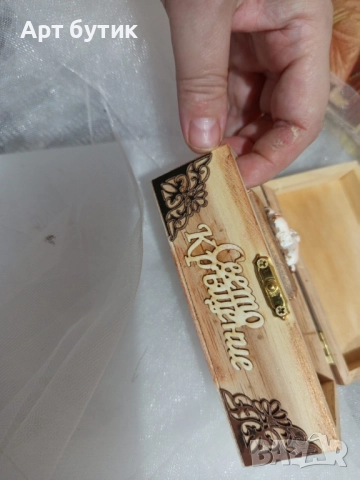 Арт комплект в бароков стил за Св.Кръщение, модел “Исус Христос“ , снимка 14 - Декорация - 52739519