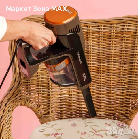 Прахосмукачка Solac Turbobat 600 – 600W, 12.000 Pa, циклонна технология, 0.8L, снимка 2 - Прахосмукачки - 52971999