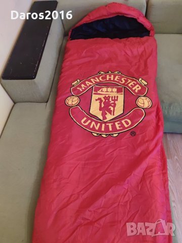 Оригинален спален чувал Manchester United, снимка 2 - Надуваеми легла - 33623663