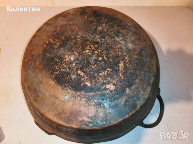 медна тава с железни дръжки 16, снимка 13 - Антикварни и старинни предмети - 52524773