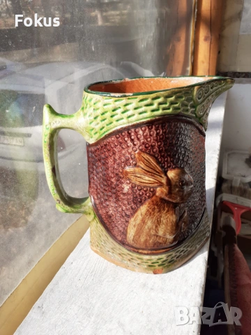 Голяма кана троянска керамика, снимка 6 - Антикварни и старинни предмети - 53448856