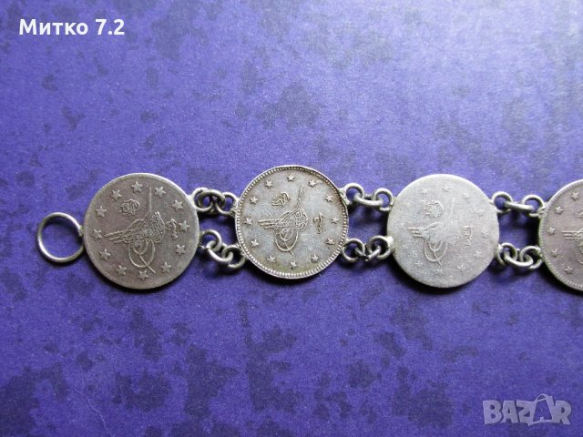 сребърна гривна - 22, снимка 5 - Гривни - 27503930