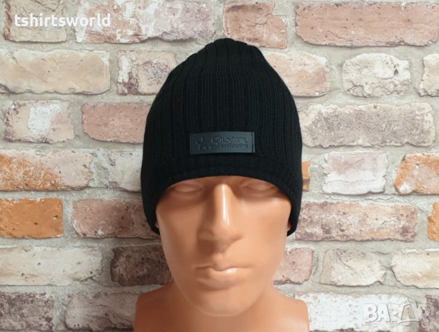 Нова зимна шапка SilverStar в черен цвят, снимка 5 - Шапки - 43375850