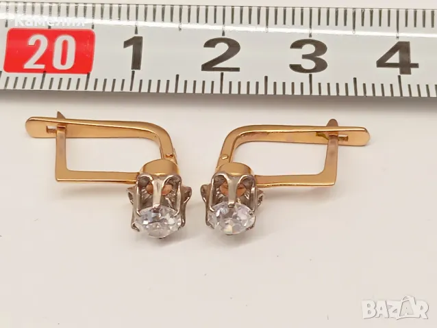 Руско злато , снимка 2 - Обеци - 49795055