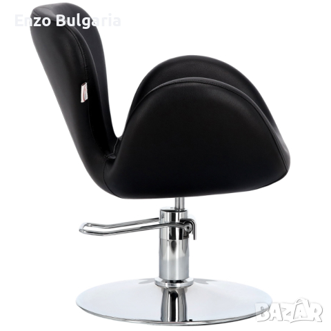 Хидравличен въртящ се фризьорски стол Viva за фризьорски салон Z-FJ-83037-BLACK-FOTEL-BEZPODN, снимка 2 - Фризьорски столове - 43860840