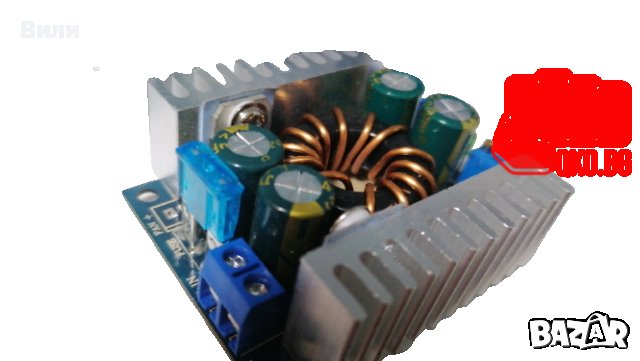  Dc-dc Led Boost-step up драйер 12-35v/150w/8a Mosfet , снимка 6 - Друга електроника - 37564327