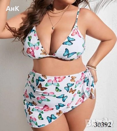 Различни Сетове от три части бански костюм хл-4хл, снимка 5 - Бански костюми - 37845651