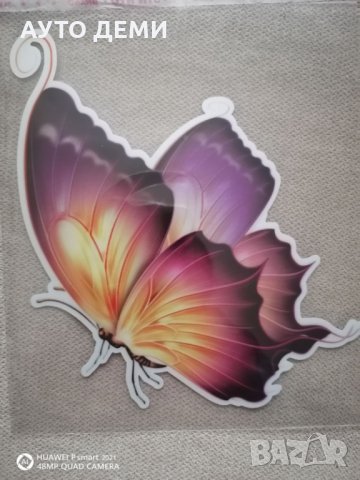 Качествен стикер лепенка цветна пеперуда за автомобил кола джип ван бус, снимка 4 - Аксесоари и консумативи - 32855791