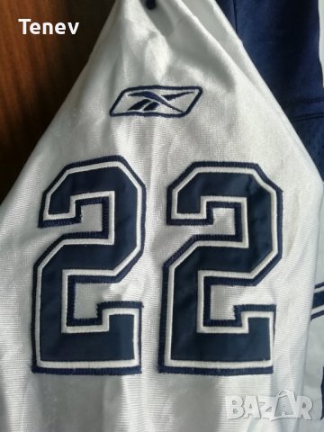 Dallas Cowboys #22 Emmitt Smith Reebok NFL Jersey оригинална тениска фланелка Vintage , снимка 6 - Тениски - 43502582