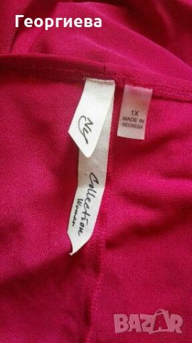 Еластична цикламена блуза 🌸XL р-р👚 арт.346🍀, снимка 4 - Блузи с дълъг ръкав и пуловери - 27968063