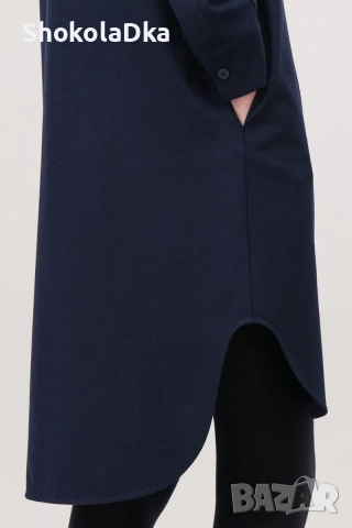 COS рокля тип риза 96 % вълна, снимка 3 - Рокли - 52935820