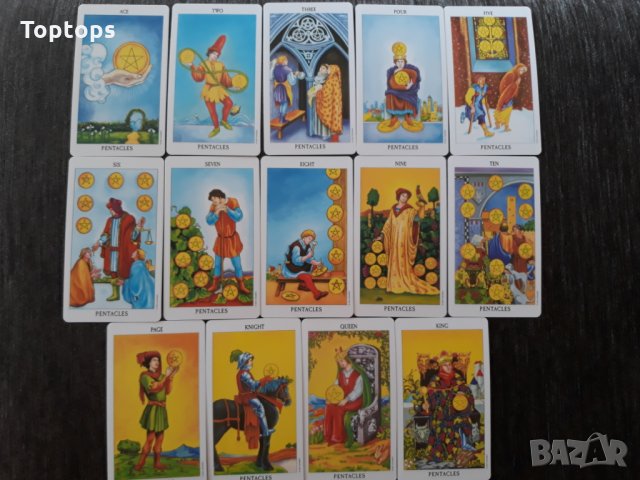 Таро 7х12см: Radiant Rider Waite Tarot & Universal Waite & Borderless Smit Waite, снимка 7 - Други ценни предмети - 32058898