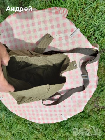 Стара брезентова чанта,торбичка #7, снимка 7 - Антикварни и старинни предмети - 36760421