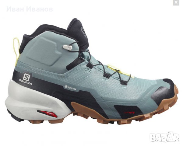 туристически обувки за бягане Salomon Cross Hike GTX GORE-TEX mid  номер 39-39,5, снимка 3 - Други - 38541421