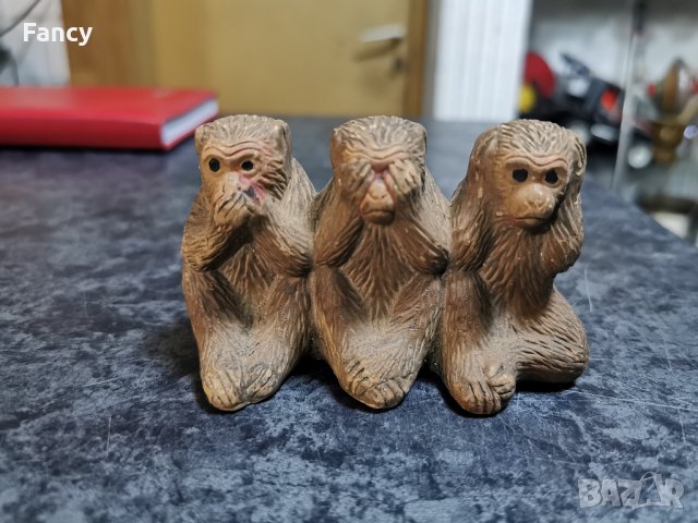 Статуетка трите маймунки Japan , снимка 3 - Статуетки - 43730748