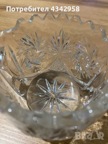 DDR.Vintage Kristal Tasse Kult, снимка 3 - Антикварни и старинни предмети - 49171226