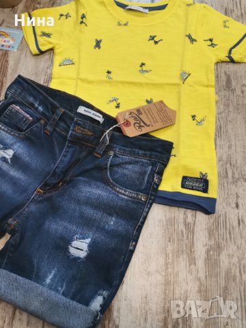 Къси дънки момче, снимка 3 - Детски къси панталони - 33100257