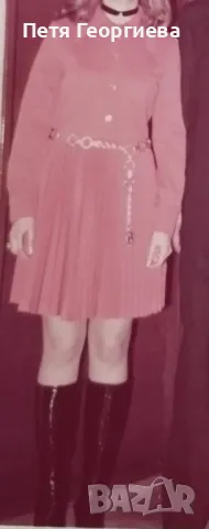 Официална плисирана рокля, снимка 1