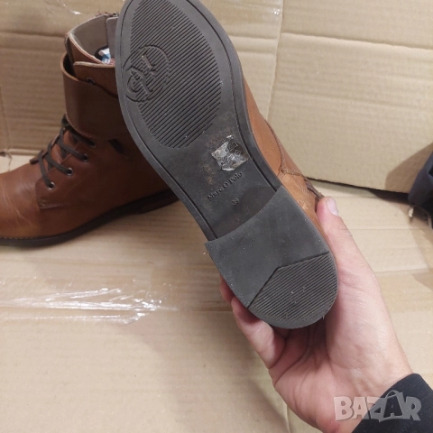 Боти / ботуши Marc O Polo – естествена кожа номер 39, снимка 5 - Дамски боти - 52137177
