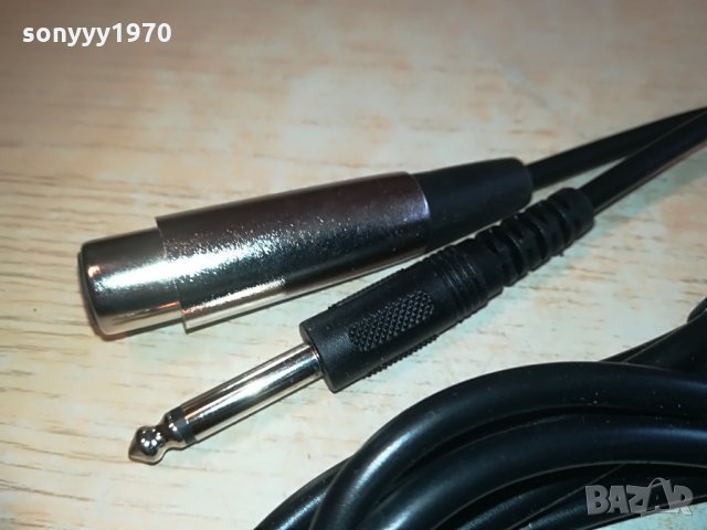 profesional low-noise cable-кабел за микрофон, снимка 3 - Микрофони - 28366961