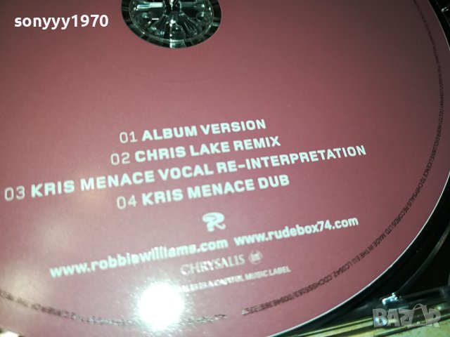 ROBBYE WILLIAMS WITH PET SHOP BOYS CD-ВНОС GERMANY 2211231411, снимка 12 - CD дискове - 43100922