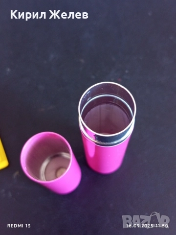 Розов флакон метален за парфюми, тоалетна вода 49513, снимка 4 - Дамски парфюми - 51730632